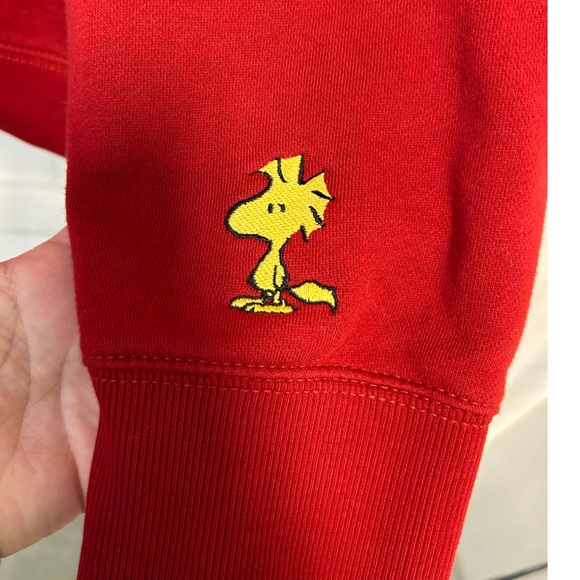 Coach X peanuts hoodie red long sleeve size Xl - Picture 3 of 4